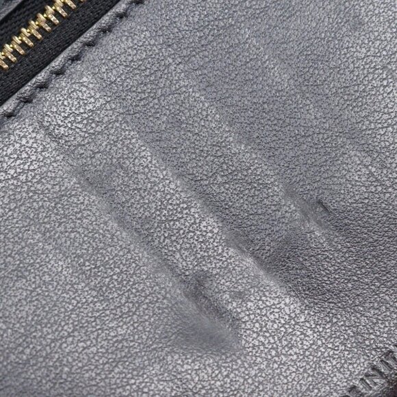 CELINE Medium strap wallet Bi-Fold Wallet black Calfskin Women - Picture 10 of 13